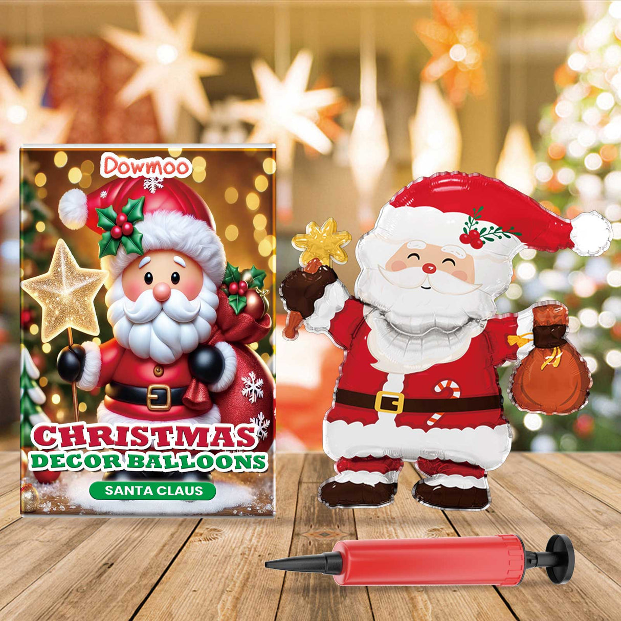 Christmas Balloons Balloon Standing Santa Claus Reindeer Christmas Tree Event Atmosphere Arrangement - V.I.P Digital Presence