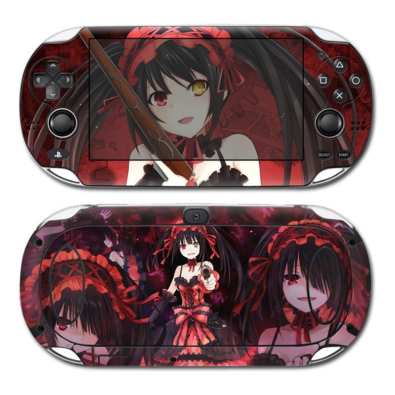 Pegatina PSV1000 de anime para PS Vita1000, pegatina de máquina a color de dibujos animados, película protectora mate para el cuerpo