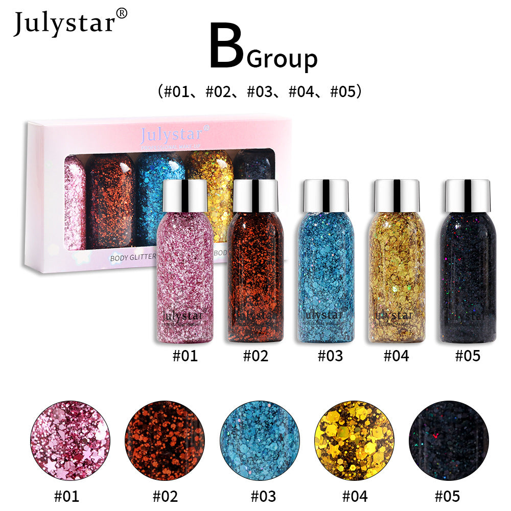 Color Gold Cong Sequins Eyeshadow Liquid High Color Makeup Dazzling Performance Blue Liquid Eyeshadow - V.I.P Digital Presence