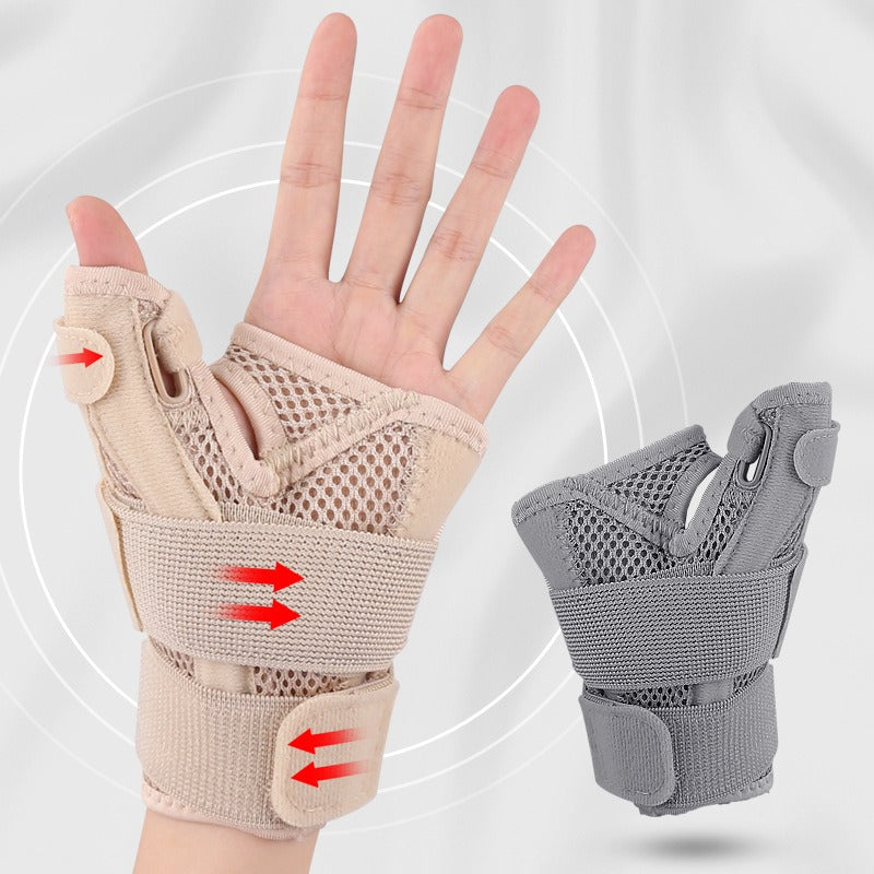 Bidirectional support wrist guard fitness exercise adjustable fixed finger guard wrist guard for left and right hands - V.I.P Digital Presence