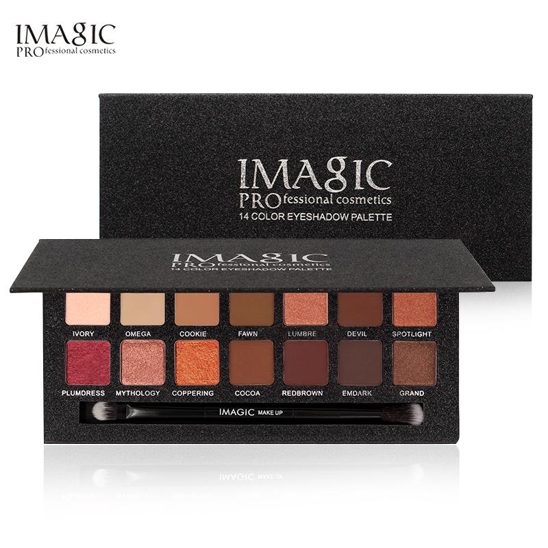 IMAGIC 14 Color Matte Nude Eye Shadow Pallete Cosmetics - V.I.P Digital Presence