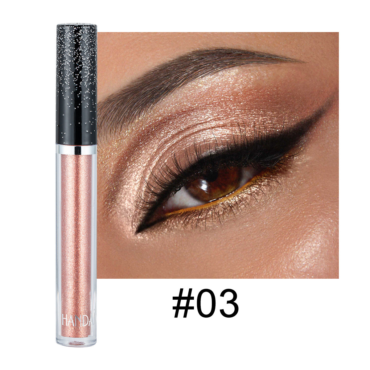 HANDAIYAN 12 Color Single Diamond Liquid Eye Shadow Psychedelic Pearly Shiny Eye Shadow Lying Silkworm Tear Makeup Eye Shadow Liquid - V.I.P Digital Presence