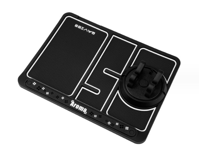 Personalized multifunctional wear resistant car anti slip mat mobile phone holder number plate four in one anti slip mat - V.I.P Digital Presence