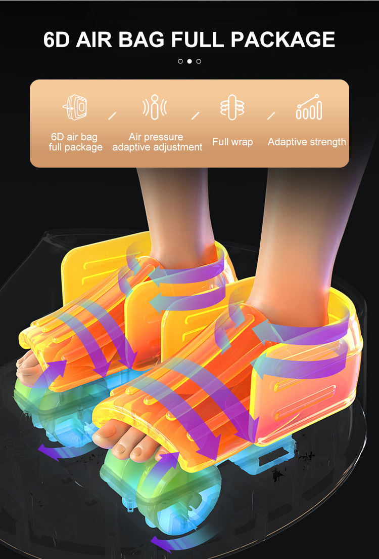 Foot Massager Equipment Feet Air Compression Foot Massager Vibrating Kneading Shiatsu Electric Heating Foot Massager - V.I.P Digital Presence
