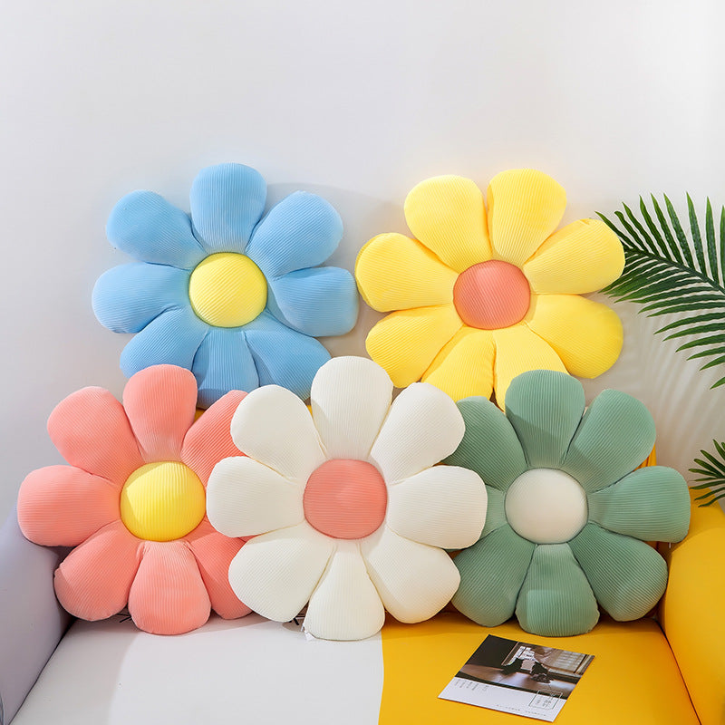 Daisy Flower Shaped Office Cushion, Computer Cushion, Sun Flower Tatami Cushion, Flower Petal Pillow, Cute Packaging - V.I.P Digital Presence