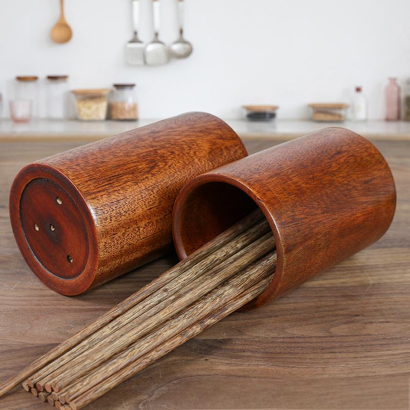 Vintage wooden chopsticks, drain tube, chopsticks storage - V.I.P Digital Presence