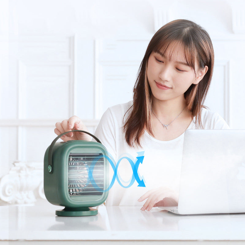 New Water-Cooled Air-Conditioning Fan Household Creative Desktop Small Refrigerator Mini Humidification Spray Fan Lamp - V.I.P Digital Presence