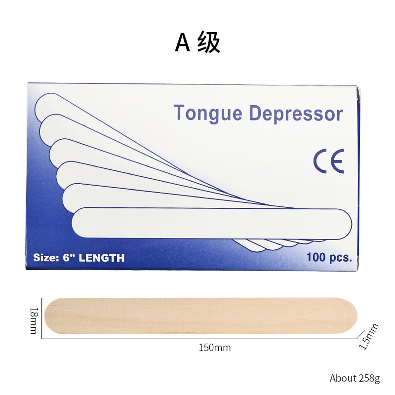 100-Piece Bag of Disposable Wooden Sticks for Hair Removal Waxing and Scraping Tools - V.I.P Digital Presence