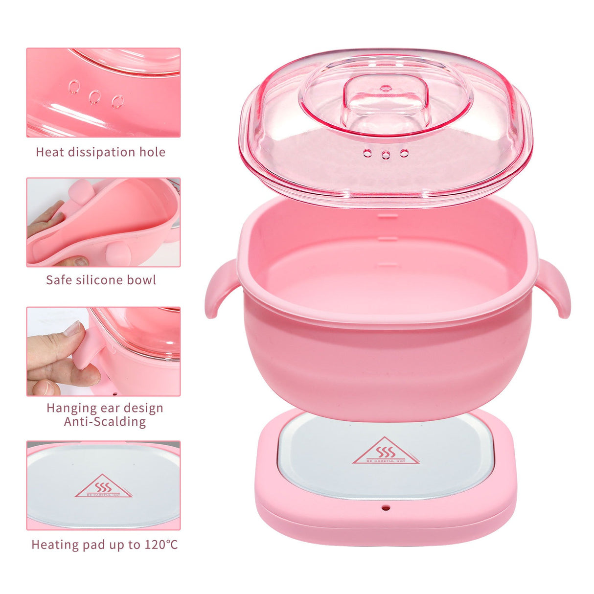 Professional Hair Removal Electric Wax Warmer Depilation Hot Waxing Kit with silicone waxing pot - V.I.P Digital Presence