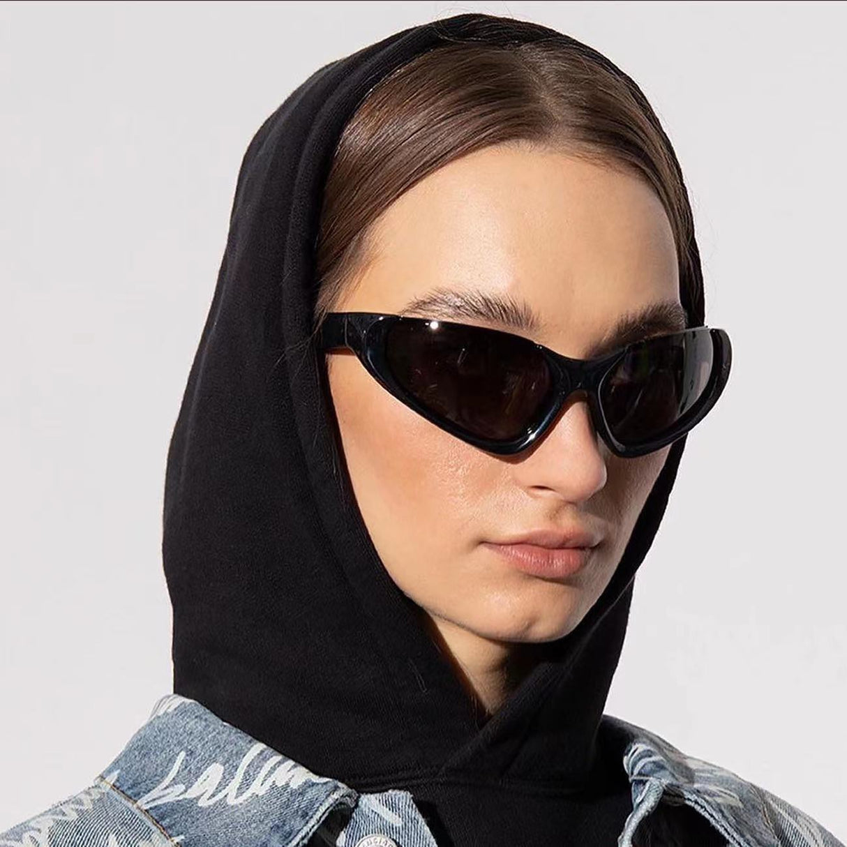 Nuevas gafas de sol deportivas a prueba de viento para mujer, gafas de sol para exteriores Y2K Millennium para hombre.