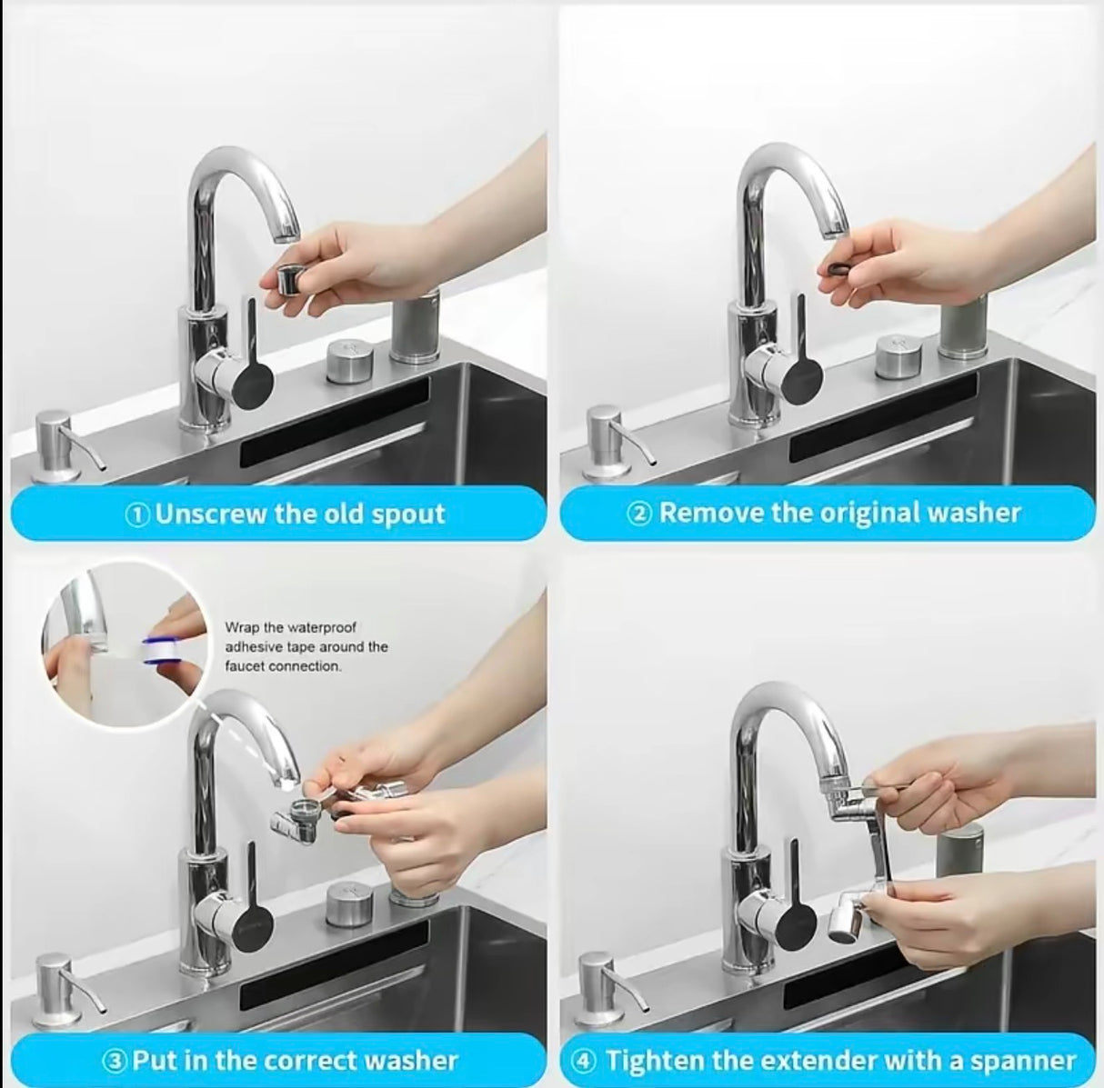 AquaTwist Faucet Aerator