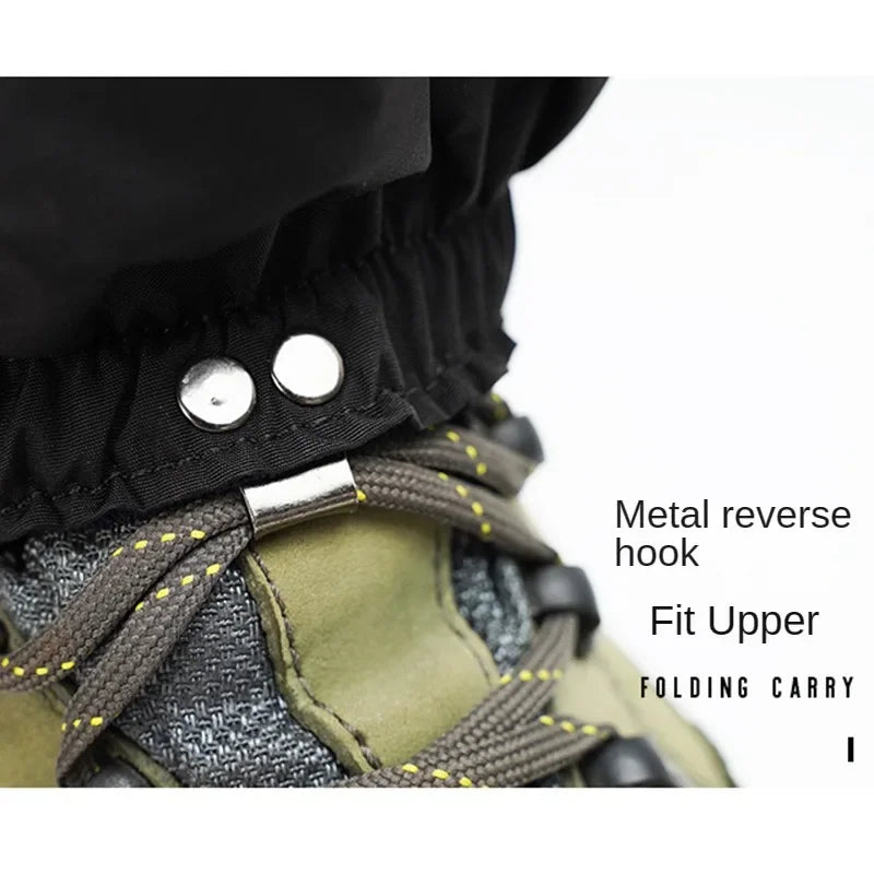 Outdoor Ski Snow Cover for Men and Women Hiking Mountaineering Sport Cycling Anti-snow Anti-sand Leggings Shoes Leg Cover - V.I.P Digital Presence