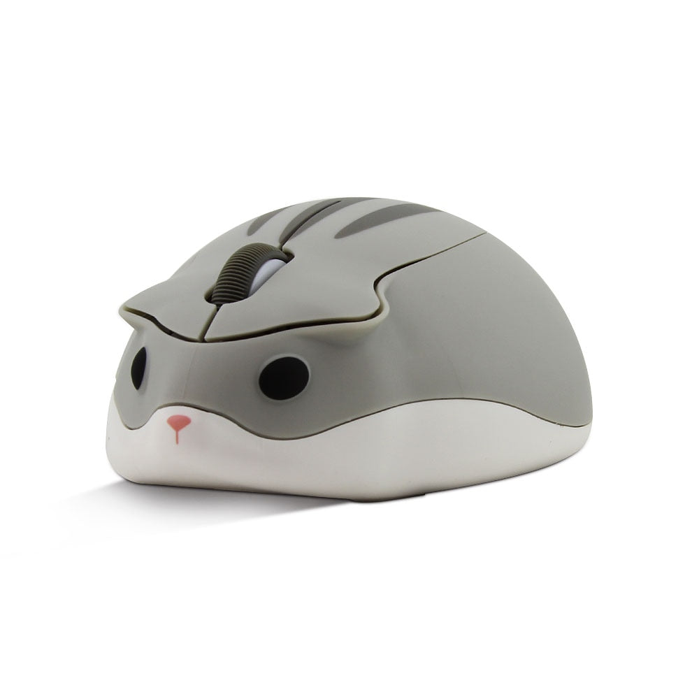 CHUYI 2.4G Wireless Optical Mouse Cute Hamster Cartoon Computer Mice Ergonomic Mini 3D Office Mouse For Kid Girl Gift PC Tablet - V.I.P Digital Presence