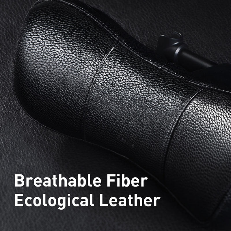 Baseus Car Neck Pillow Adjustable PU Leather Headrest 3D Memory Foam Head Rest Seat Cushion Cover Car Neck Rest Auto Accessories - V.I.P Digital Presence
