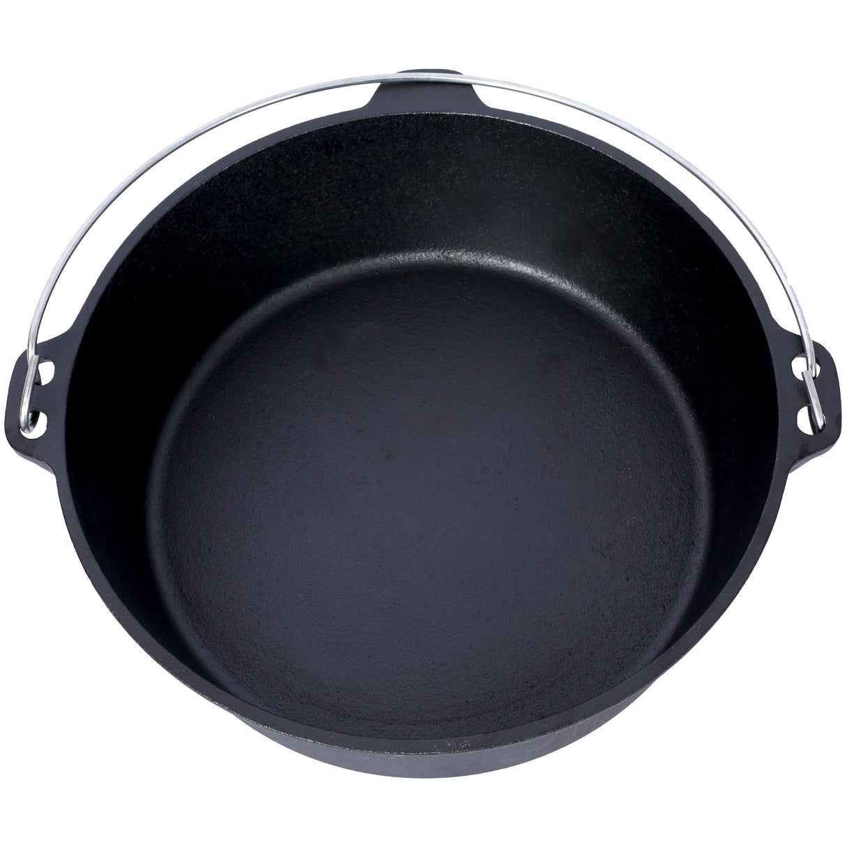 ast iron Dutch oven with lid, outdoor camping deep pot, used for camping, cooking, barbecue and leg rest,6 quarts - V.I.P Digital Presence