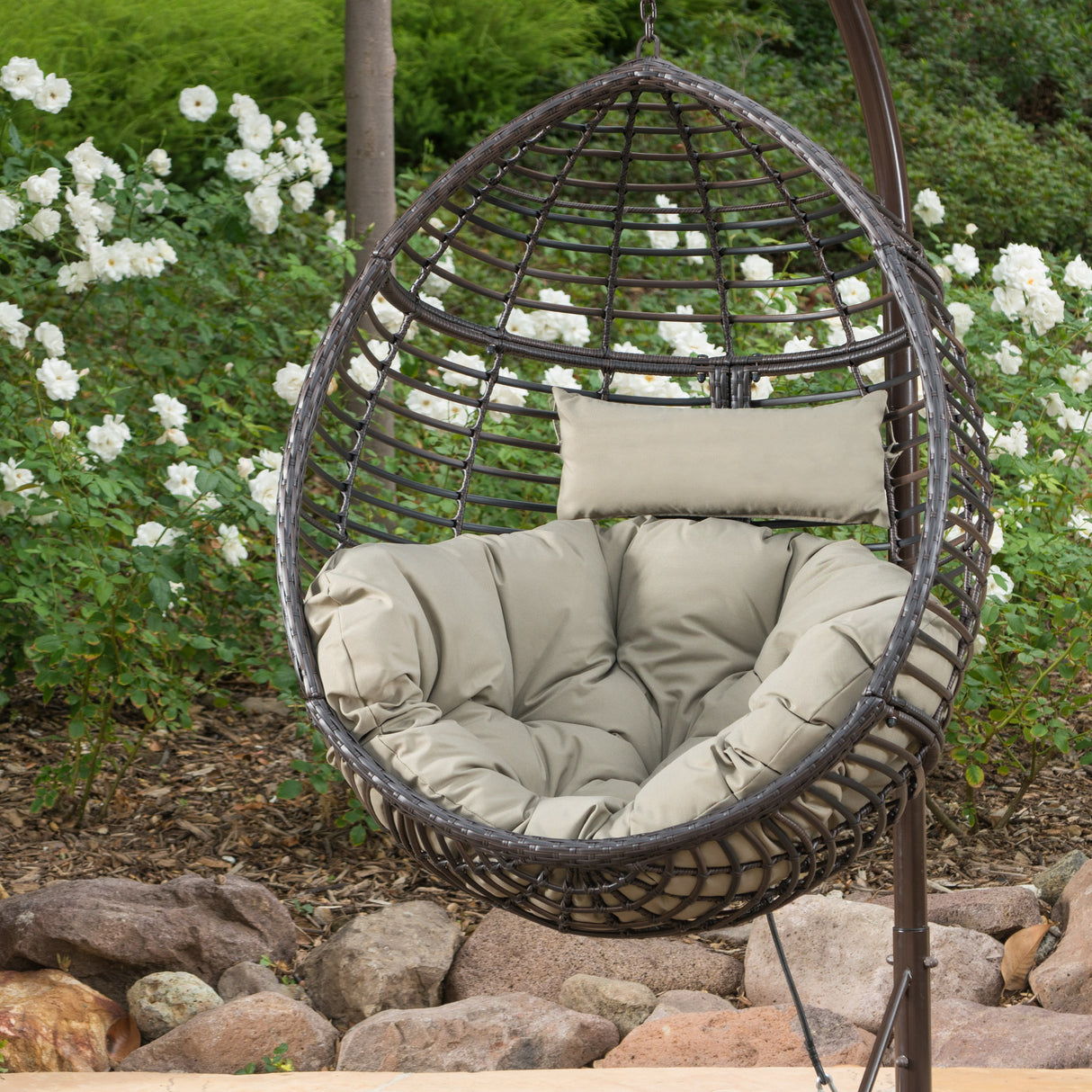 HANGING BASKET- BROWN- NO STAND BASKET ONLY - V.I.P Digital Presence