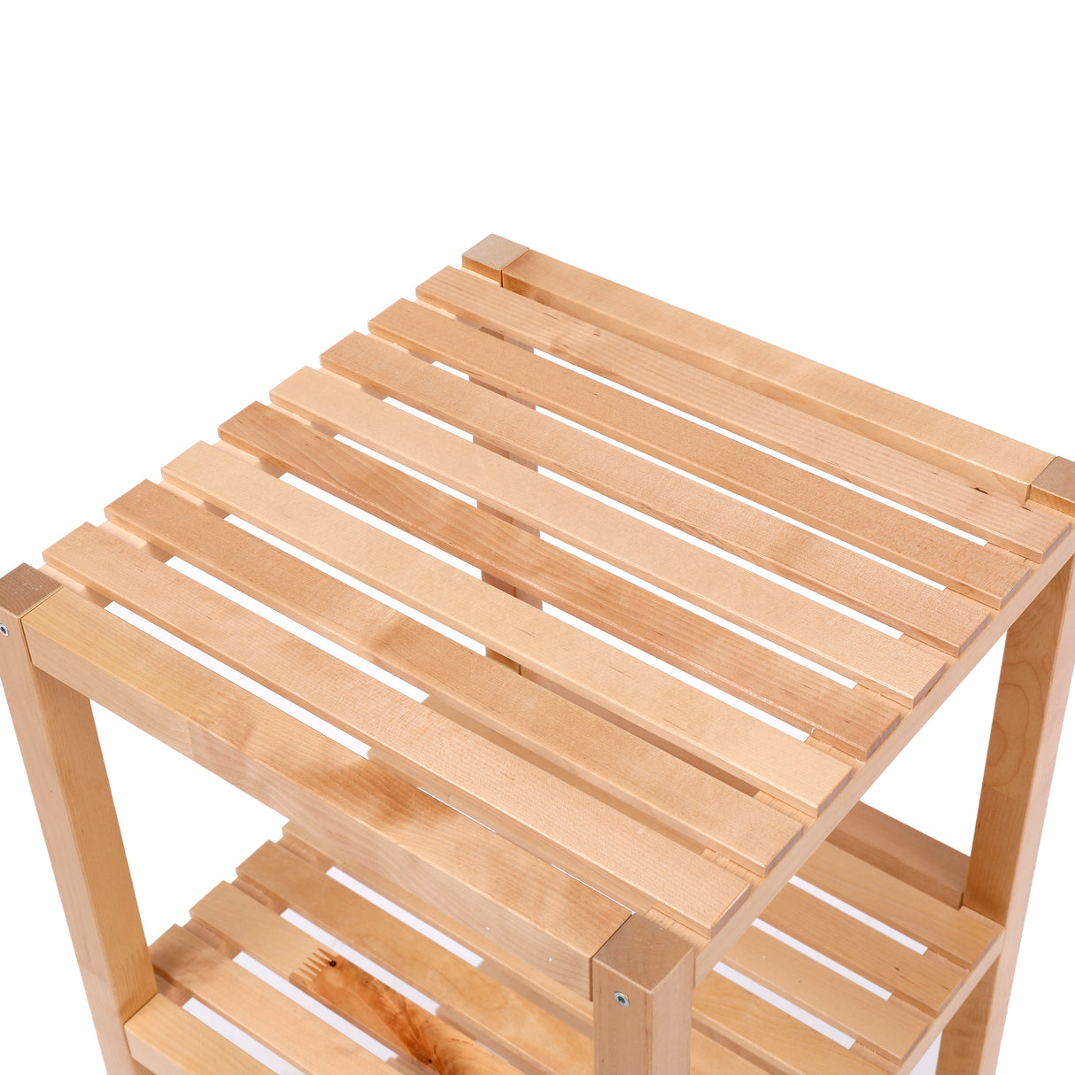 3-Tier Birch Bathroom Shelf, Narrow Shelving Unit, Multifunctional Storage Rack, Corner Rack, for Kitchen, Living Room - V.I.P Digital Presence