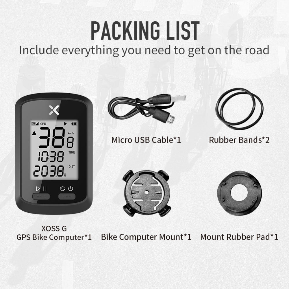 Walker XOSS G+ Cycling GPS Computer Small G Bicycle GPS Code Table Speedometer - V.I.P Digital Presence