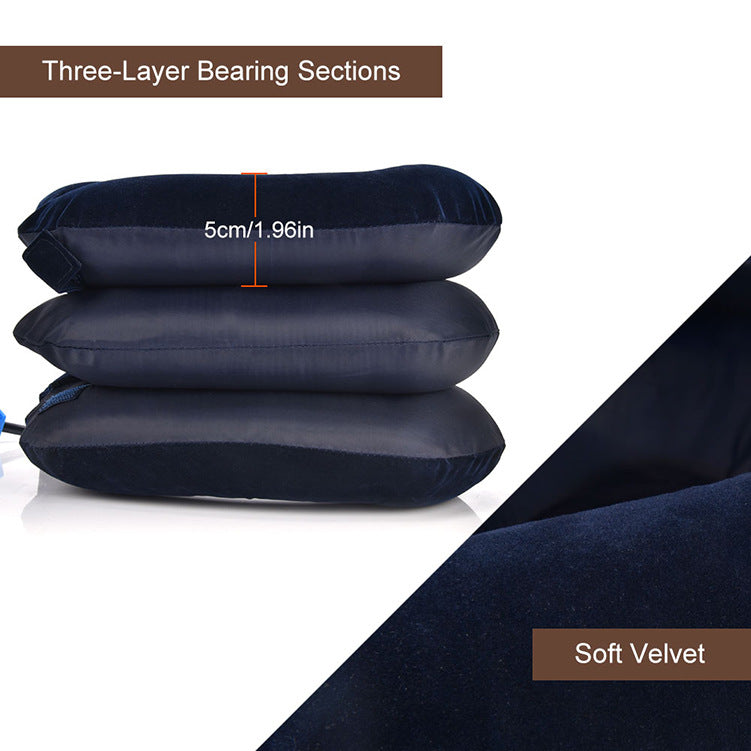 Swan Neck Correction Artifact Cervical Spine Traction Device Cervical Spine Neck Traction Belt Inflatable Neck Protection - V.I.P Digital Presence