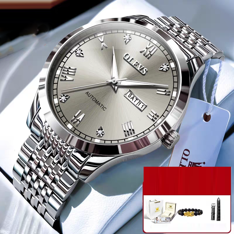 Men's Watch Men's Mechanical Watch Fully Automatic Simple Wind Waterproof Night Light Watch - V.I.P Digital Presence