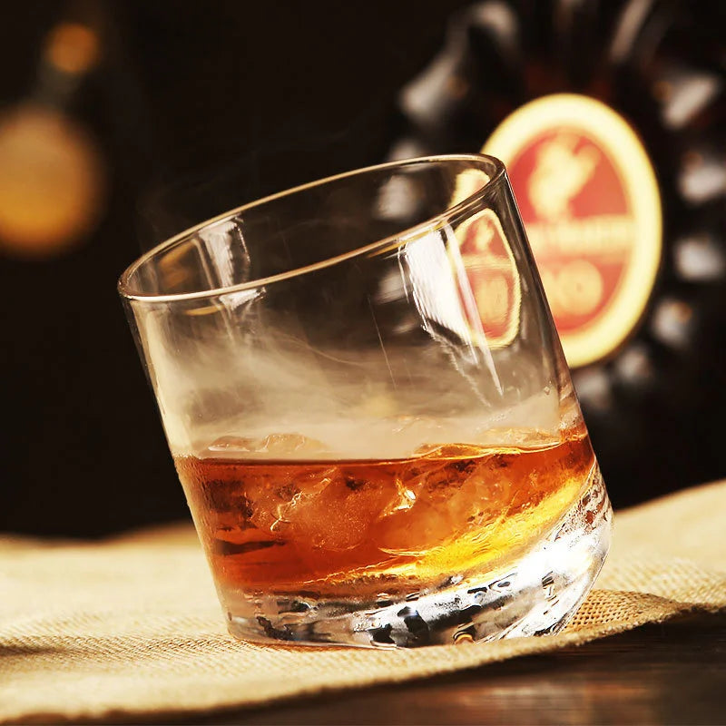 Whiskey glass Tower Of Pisa Inclined Bottom Wine Rock Glass For Bar NMD Brandy Snifer Chivas Whisky Drinking Cup Verre a Vin - V.I.P Digital Presence
