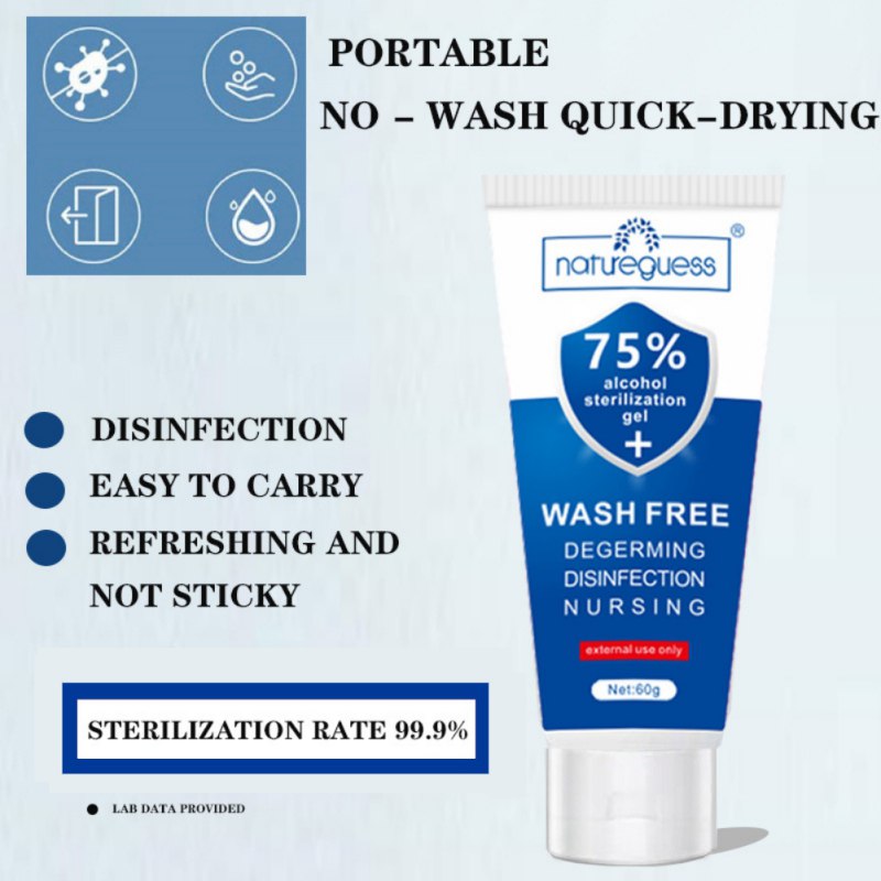 Travel Portable Hand Sanitizer Gel Anti-Bacteria Moisturizing Liquid Disposable No Clean Waterless Antibacterial Hand Gel - V.I.P Digital Presence