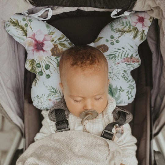 Multifunctional Baby stroller neck pillow butterfly shape strap connection baby out of shock pillow - V.I.P Digital Presence