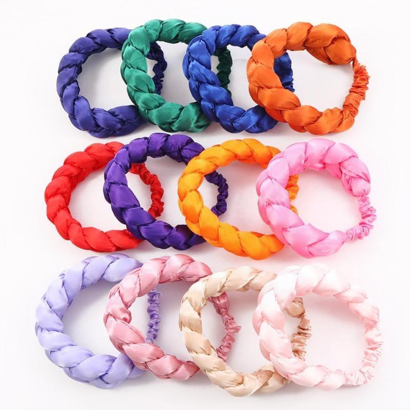 New Fashion Candy Color Women Braids Headbands Elastic Headwear Hair African Female Turban Bands Accessories Bandana Bandag L8y4 - V.I.P Digital Presence