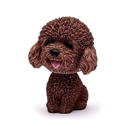 Cute doll decorations in the car, resin bobblehead dog animal bulldog, creative cute car ornaments - V.I.P Digital Presence