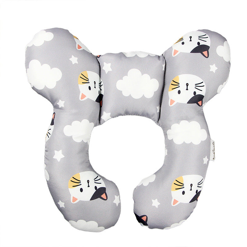 Baby head protection U-shaped pillow stroller fixed head pillow car seat sleeping protection head and neck pillow - V.I.P Digital Presence