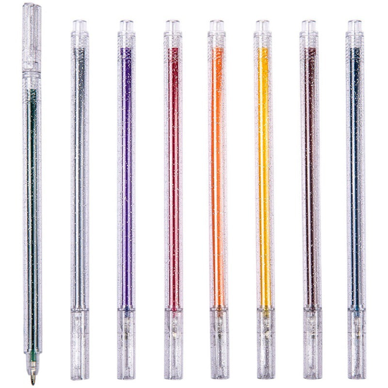 Drawing Doodling Scrapbook Journaling fluorescent Sparkle Gel Pen Neon Glitter Pens Fine Tip Art Markers Glittering Pen Set - V.I.P Digital Presence