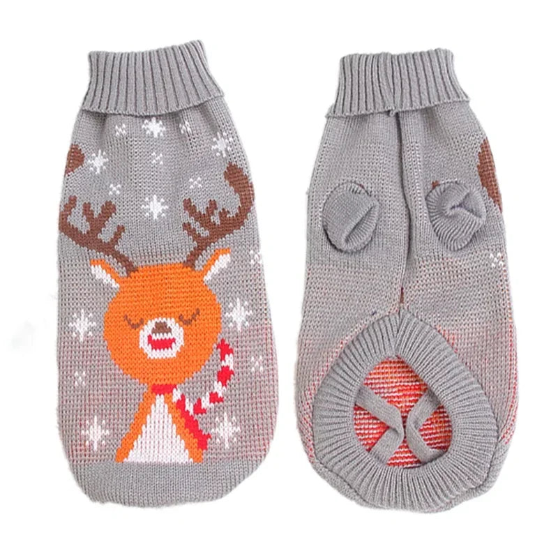 Warm Pet Dog Sweater Winter Dog Clothes for Small Medium Dogs Knitted Puppy Cat Coat Chihuahua French Bulldogs Yorkie Customes - V.I.P Digital Presence