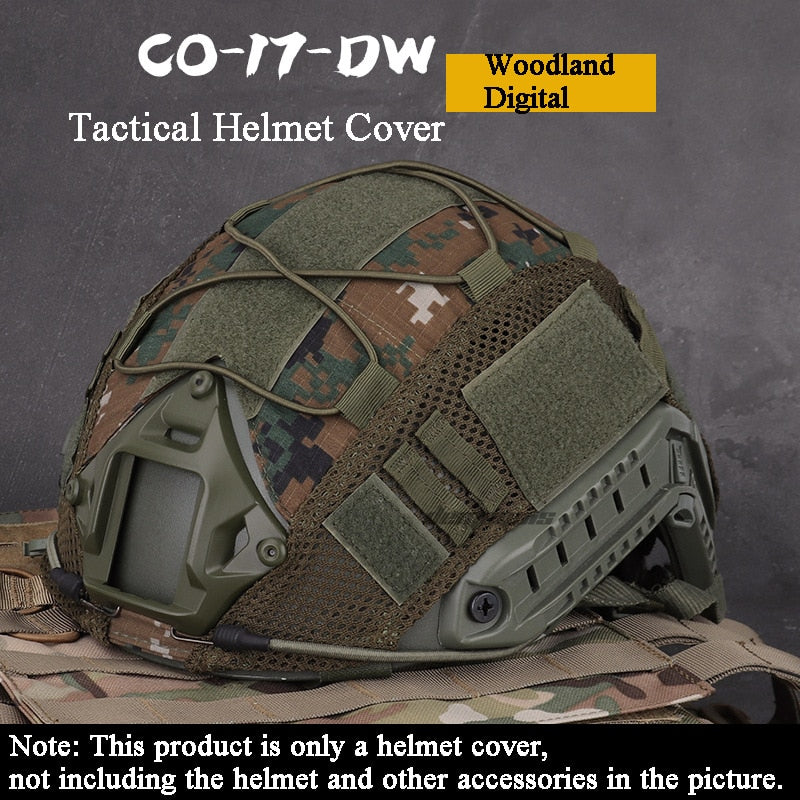 Tactical Helmet Cover for Fast MH PJ BJ Helmet Airsoft Paintball Army Helmet Cover Military Accessories - V.I.P Digital Presence