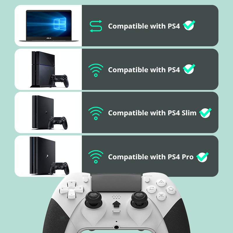 Suitable for PS4/Slim/Pro wireless Bluetooth game controller with body sensing six axis vibration T29 controller - V.I.P Digital Presence