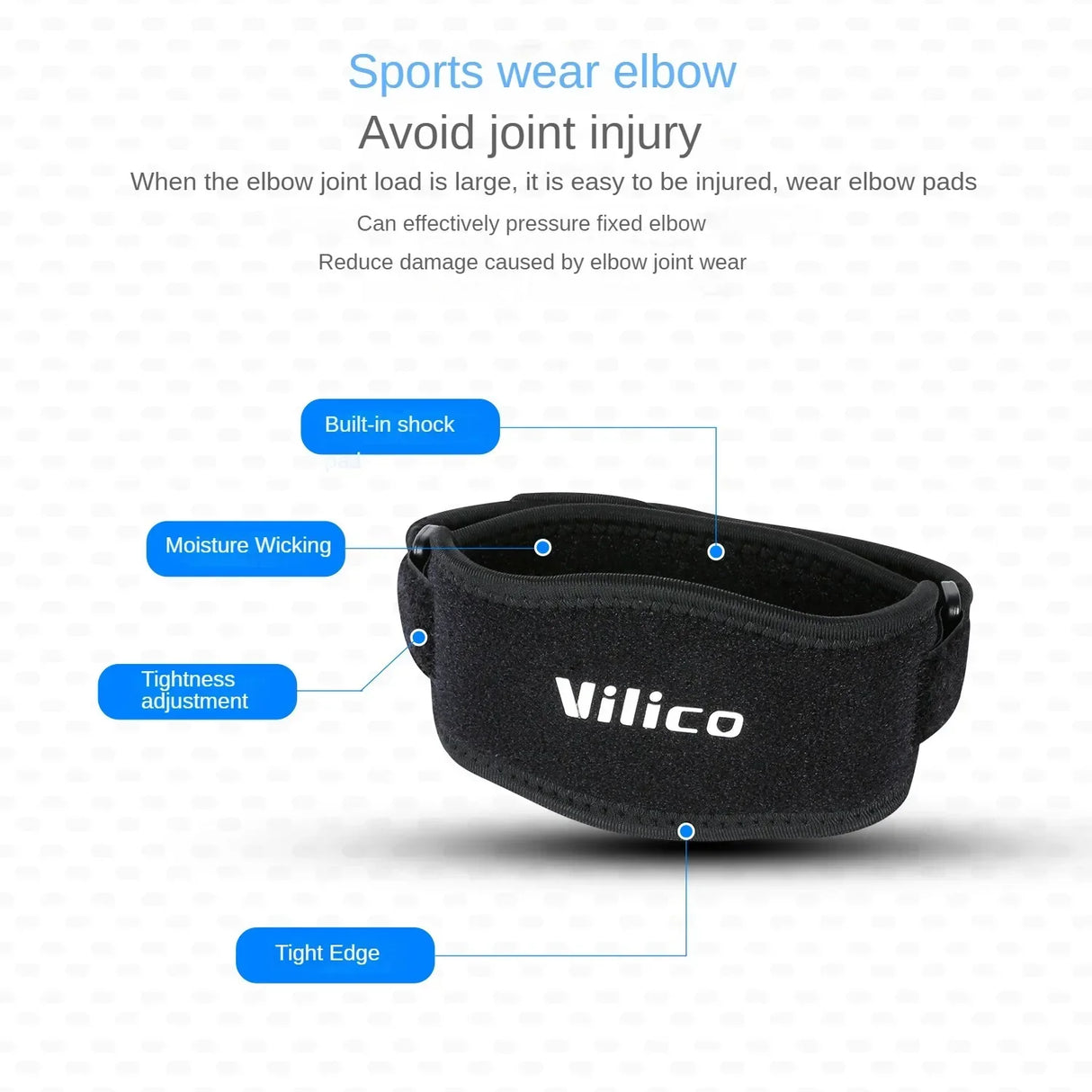 Men's and women's cycling outdoor sports elbow straps breathable and pressurized fixed protective equipment - V.I.P Digital Presence