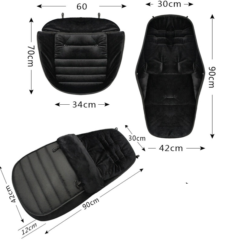 Winter Thick Sleeping Bags Warm Baby Sleepsack Envelope For Newborn Infant Windproof Stroller Cushion Footmuff Pram - V.I.P Digital Presence