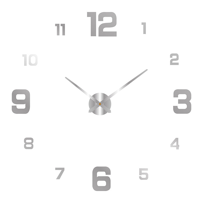 DIY Frameless Creative Wall Clock Wall Decal: A Silent and Stylish Addition for Home Decor, Ideal for Living Rooms and Offices - V.I.P Digital Presence
