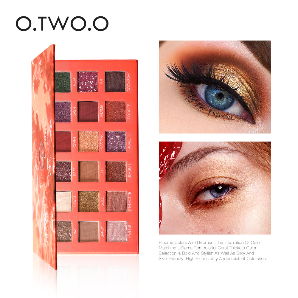 Beauty 18 Color Eye Shadow Plate Pearl Glitter Powder High Gloss Matte Multi Color Eye Shadow Plate Color Makeup - V.I.P Digital Presence