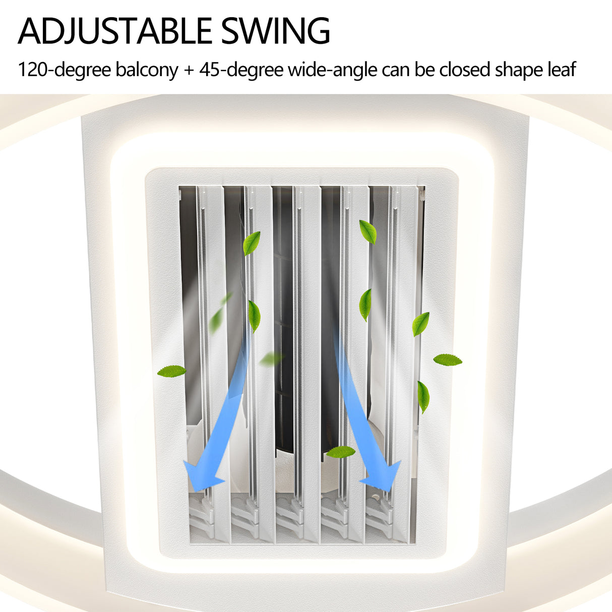 Bladeless Fan Lamp With Lights Dimmable LED - V.I.P Digital Presence