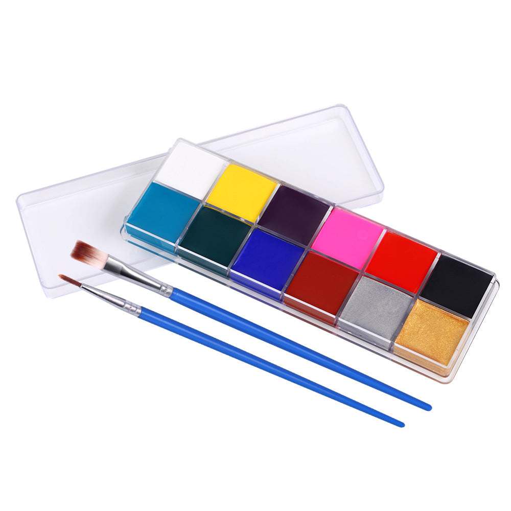Fit Colors 12 Colors Face Color Water Soluble Body Paint Halloween Masquerade Makeup - V.I.P Digital Presence