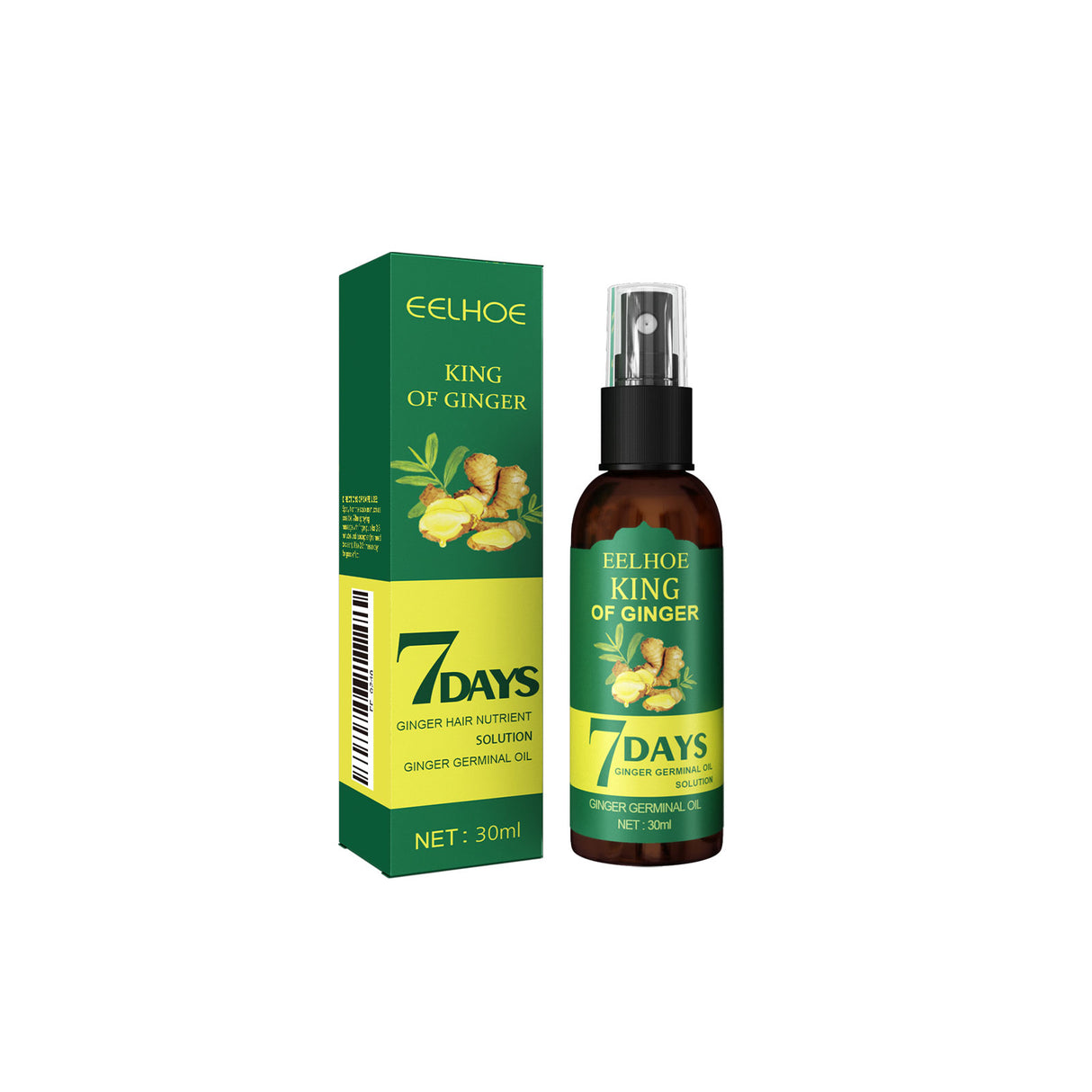 EEL Ginger Hair Spray, Strengthens Hair, Massages Scalp And Restores Hair - V.I.P Digital Presence