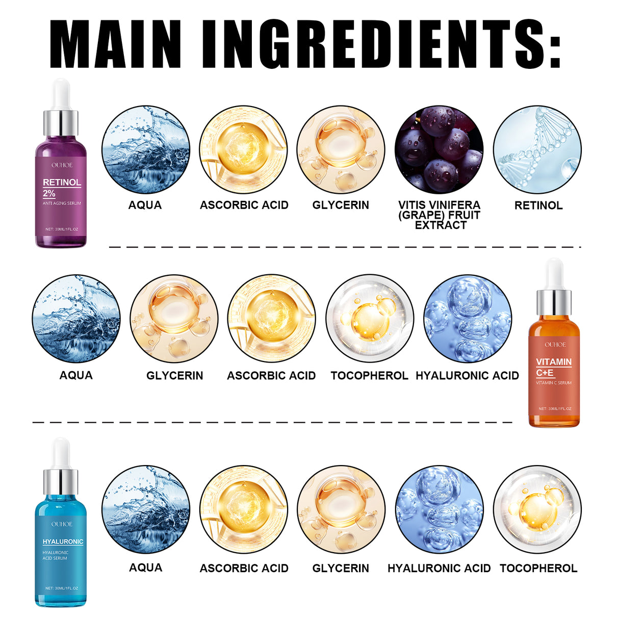 Grape Fruit Essence, Moisturizing, Tender, Firming, Smoothing, Fine Lines And Anti-Wrinkle Skin Care Essence - V.I.P Digital Presence