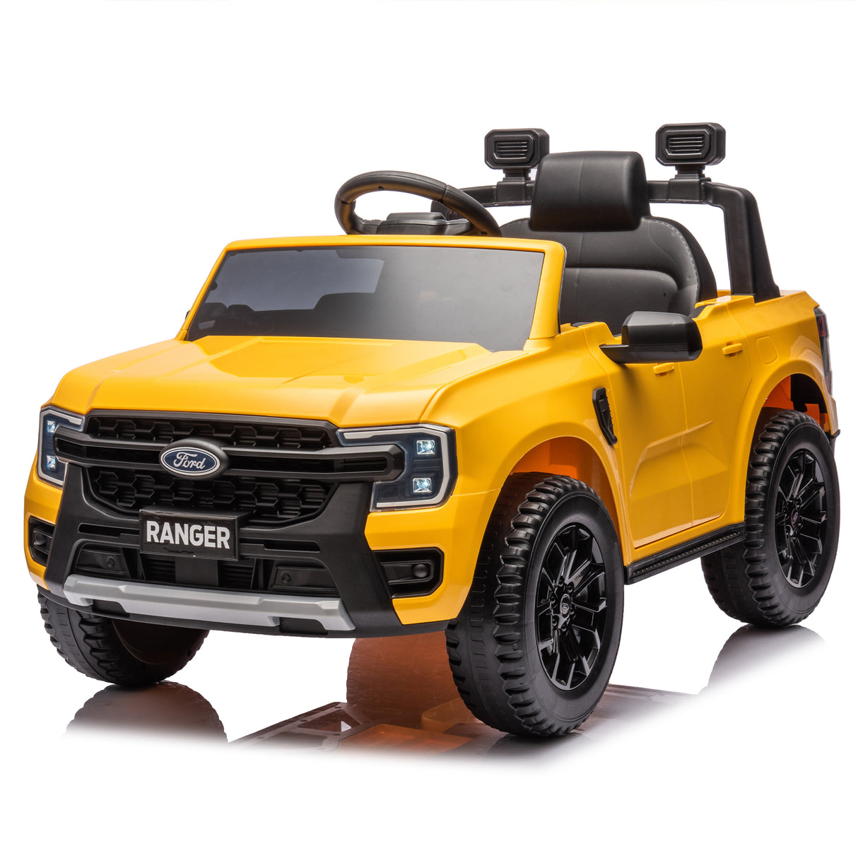 12V Kids Ride On Car W/Parents Remote Control,Licensed Ford Ranger,2WD,Rear wheel suspension,Low Start,Headlight,Horn,MP3,Blueto - V.I.P Digital Presence