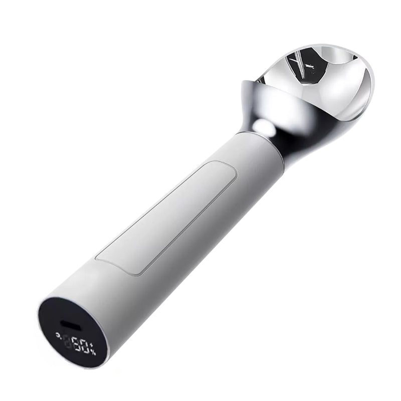 Rechargeable Heated Scoop: Adjustable Temp, Rapid Heat for Ice Cream & More - V.I.P Digital Presence