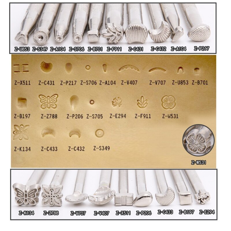 1Set(20Pcs)Leather Carving Hand Working Saddle Making Tools Engraving Craft Set - V.I.P Digital Presence