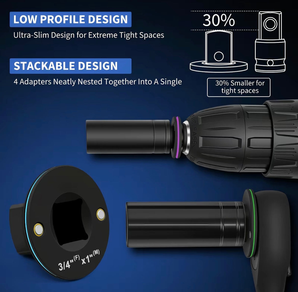 AdaptPro Impact Socket Set