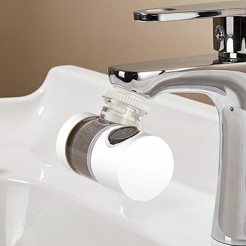Faucet filter splash proof water purifier filter booster 720 degree rotating universal extension filter water nozzle - V.I.P Digital Presence