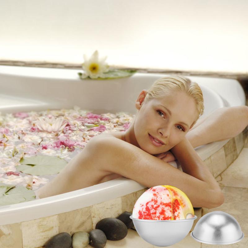 6pcs/pack Bath Bombs Metal Aluminum Alloy Bath Bomb Mold 3D Ball Sphere Shape DIY Bathing Tool - V.I.P Digital Presence