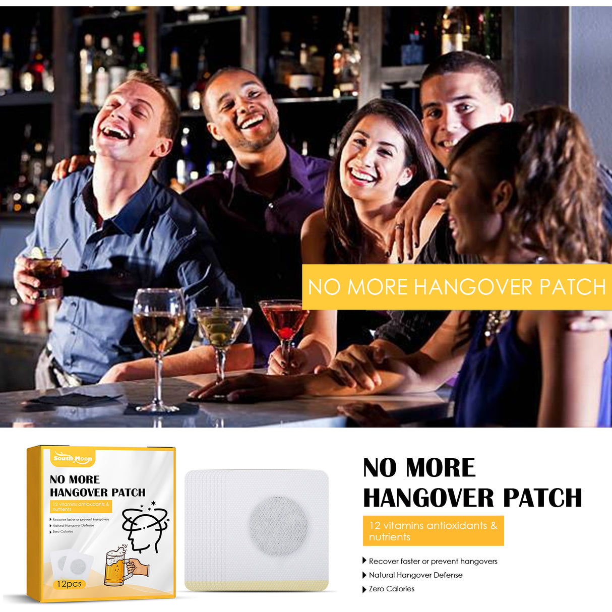 Hangover Cure Patch, Hangover Cure Party Hangover Cure Party Portable Maintenance Health Care Patch Point Patch - V.I.P Digital Presence