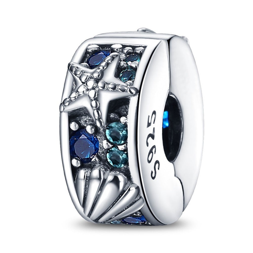 Tropical starfish and seashell fixed clip DIY jewelry accessories pendant bracelet - V.I.P Digital Presence